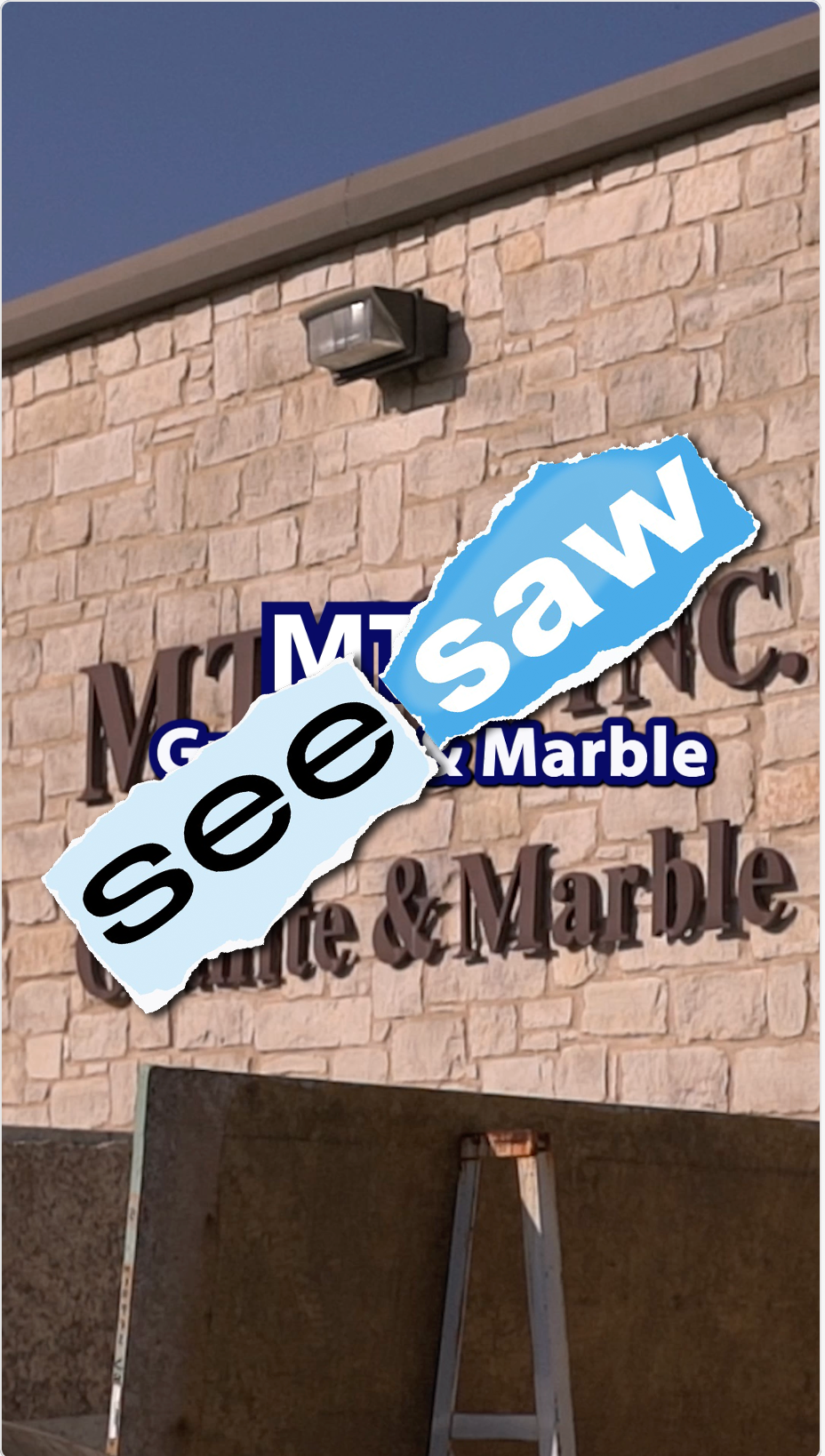 MTTS Granite and Marble SeeSaw