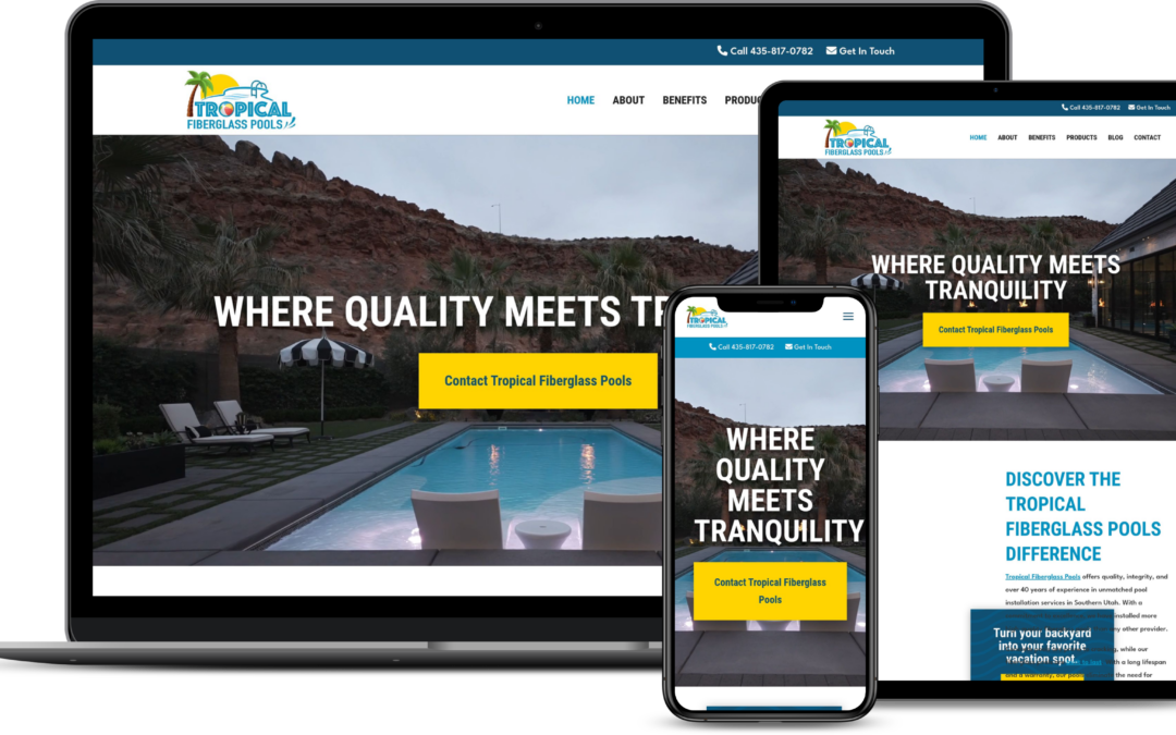 Tropical Fiberglass Pools