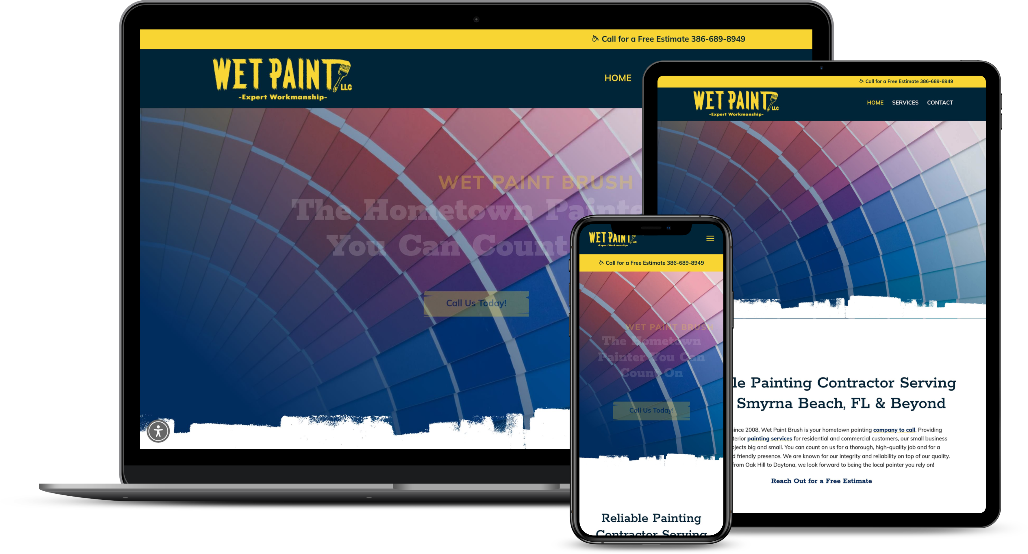 Wet Paint Brush