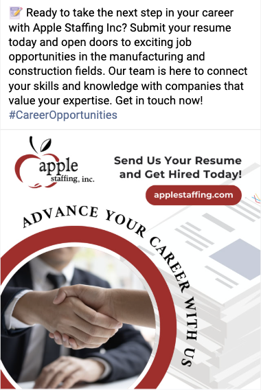 Apple Staffing Inc